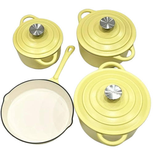 7 Piece Cast Iron Cookware Set