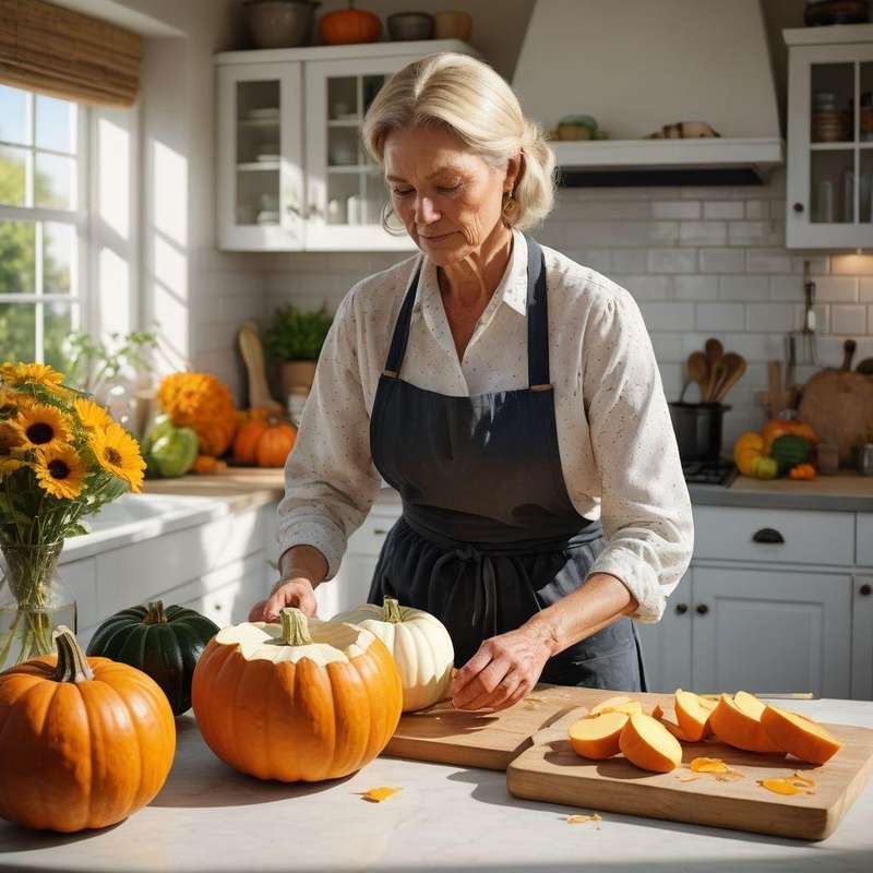 FLAT WHITE BOER PUMPKIN x 10 seeds