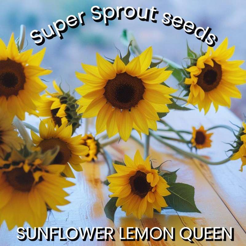 SUNFLOWER LEMON QUEEN x  25 seeds