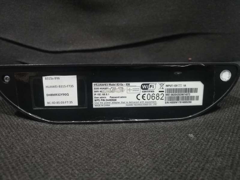 Huawei B315s-936 Black Router (Open Network)