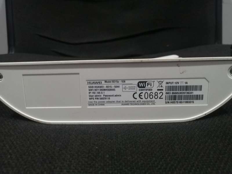 Huawei B315s-936 White Router (Open Network)