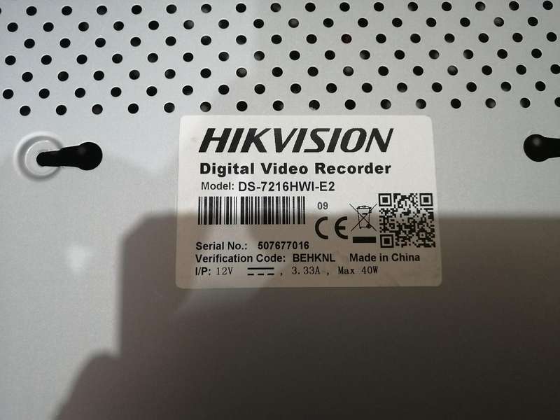16 Channel Hikvision DVR DS-7216HWI-E2