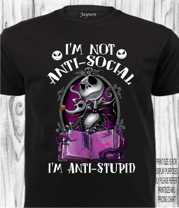FUNNY SHIRT_ANTI SOCIAL