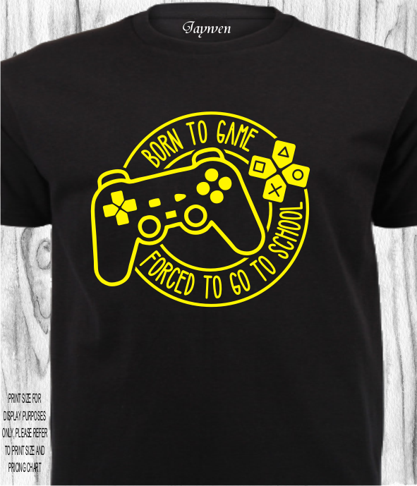 GAMING SHIRT_BORN TO GAME