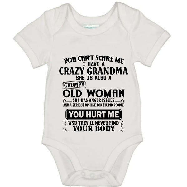 BABY GROW_CRAZY GRANDMA