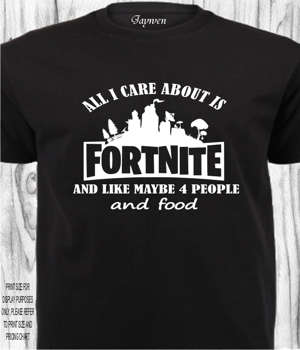 GAMING SHIRT_FORTNITE_ALL I CARE ABOUT