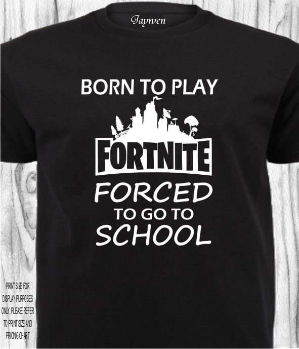 GAMING SHIRT_FORTNITE_BORN TO PLAY