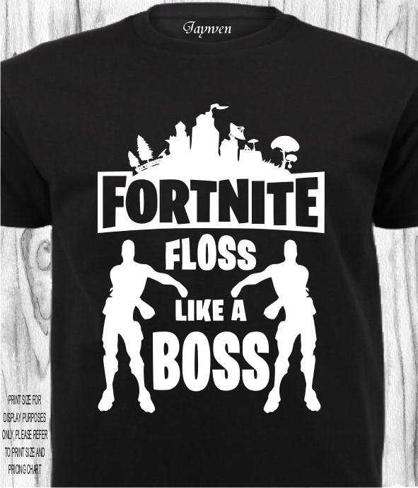 GAMING SHIRT_FORTNITE_FLOSS LIKE A BOSS