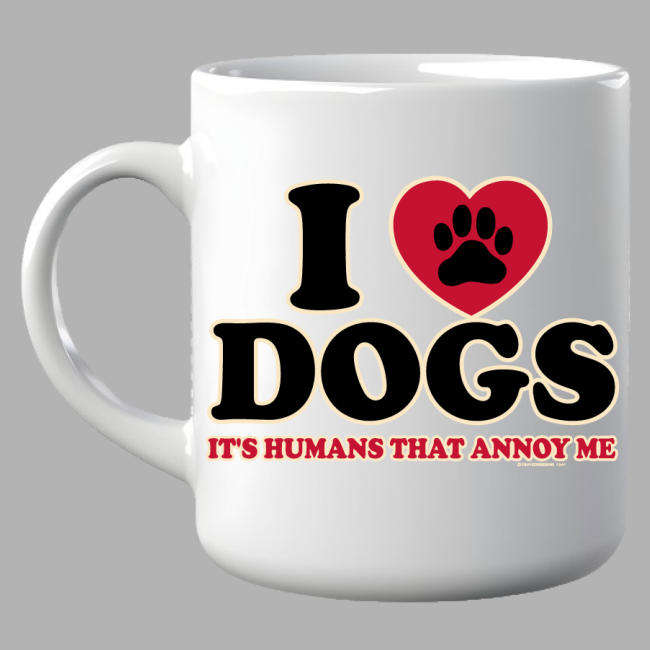 Coffee Mug - I Love Dogs