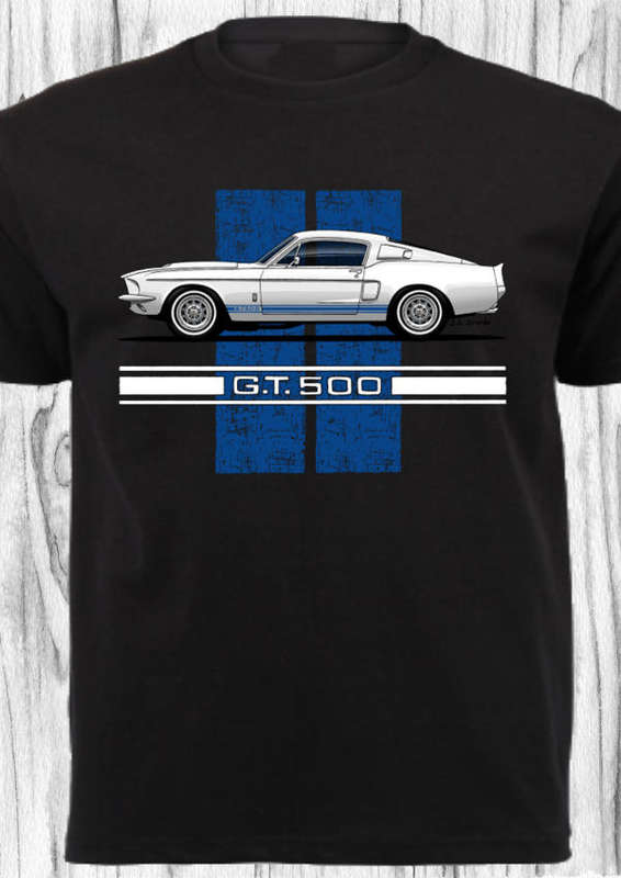 CAR SHIRT_MUSTANG GT 500