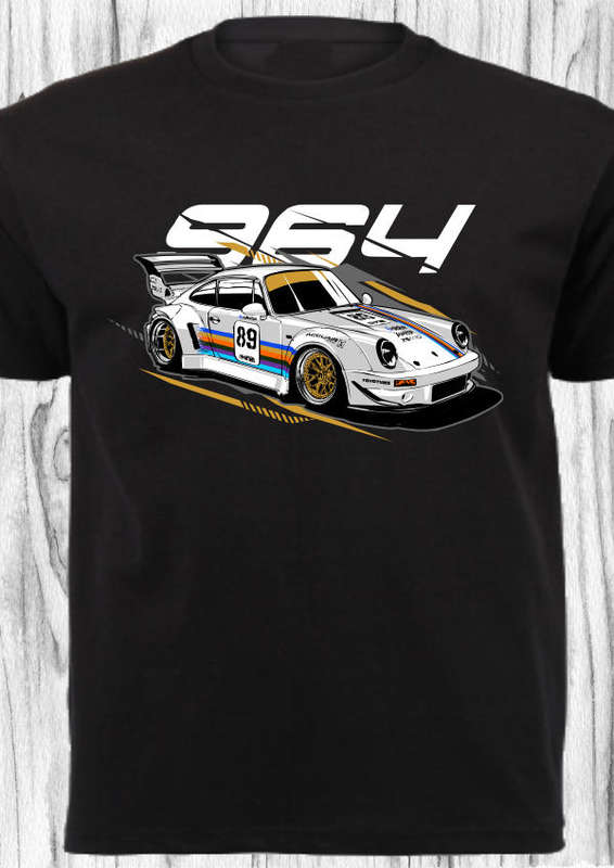 CAR SHIRT_PORSCHE 964