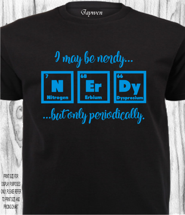 FUNNY SHIRT_PERIODICALLY NERDY