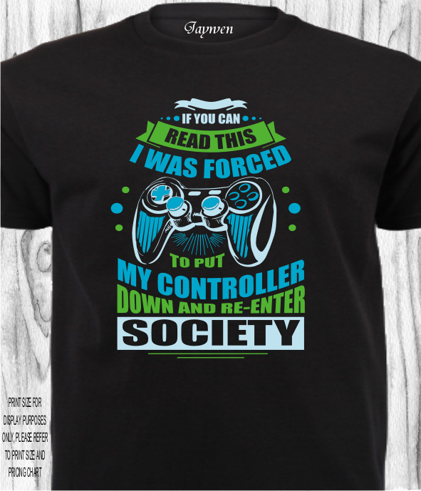 GAMING SHIRT_RE-ENTER SOCIETY