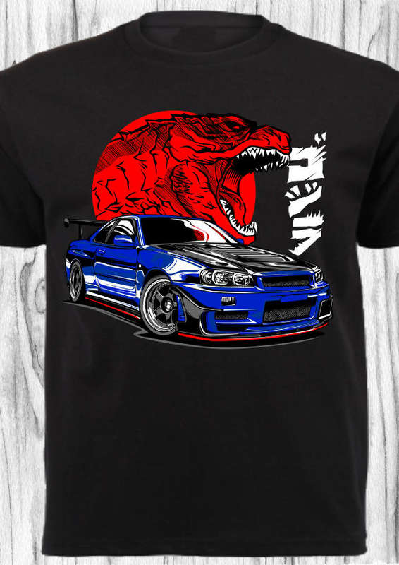 CAR SHIRT_SKYLINE