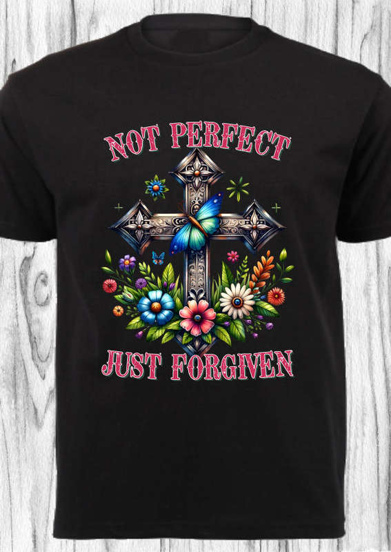 CHRISTIAN SHIRT_NOT PERFECT JUST FORGIVEN