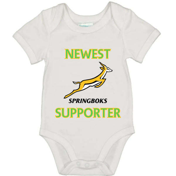 BABY GROW_SPRINGBOK SUPPORTER