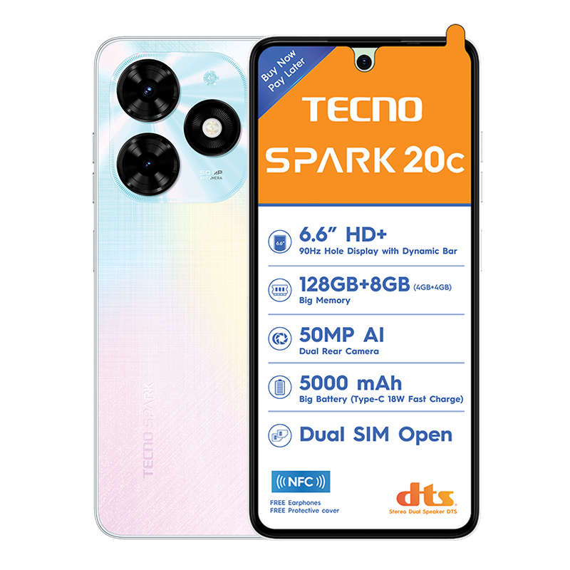 Tecno Spark 20C 4G - 128GB - Dual Sim