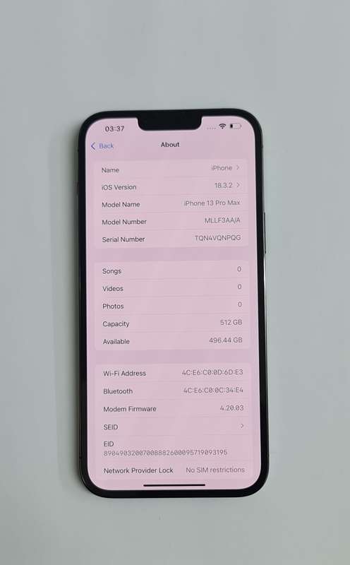 Apple iPhone 13 Pro Max - 512GB - Like New