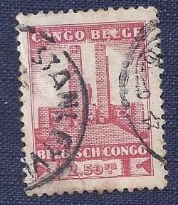 Belgian Congo/1941/King Albert I Memorial Monument in Leopoldville  2,50