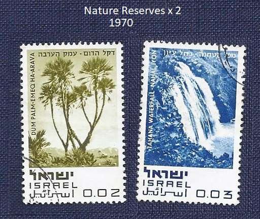 Israel.1970.Nature Reserves x 2 stamps