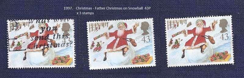 Britain.1997.Christmas - Father Christmas on Snowball  43P