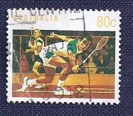 Australia.1991.Sport    Squash  80c