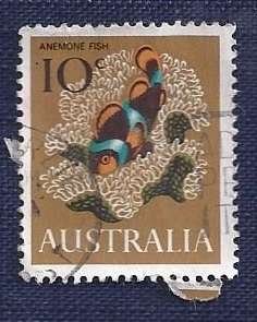 Australia.1966.Birds & Marine Life   Anemone Fish  10c