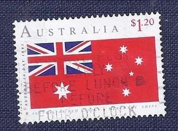 Australia.1991.Australia Day   Merchant Marine Ensign $1,20