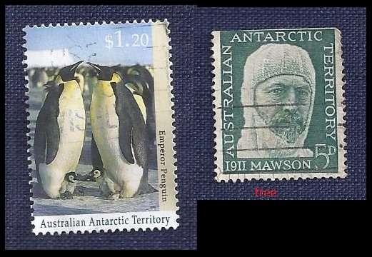 Aus. Antartic1992.Antarctic Wildlife  Emperor Penguin with Chicks $1,20