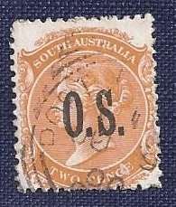 Australia.1874.South Australia   Official stamp 2d