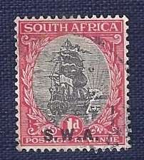 SWA/1930 .South Africa Postage Stamps Overprinted "S.W.A." 1d English