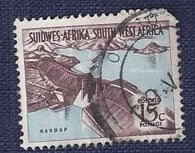 SWA/1961 .Local Motives  15c   Harddap Dam near Mariental  wm not checked
