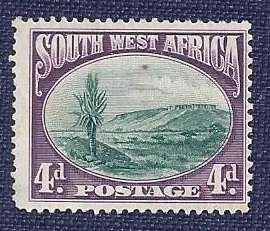 SWA/1931 . Local Motifs   4d    Waterberg  English