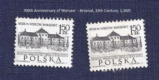 Poland.1965.700th Anniversary of Warsaw  - Arsenal, 19th Century  1,50Zt