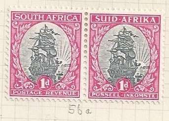 Union of S.A. 1933-1948 .1st Hyphenated  issues  (pairs)  24 stamps