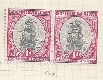 Union of S.A. 1933-1948 .1st Hyphenated  issues  (pairs)  24 stamps