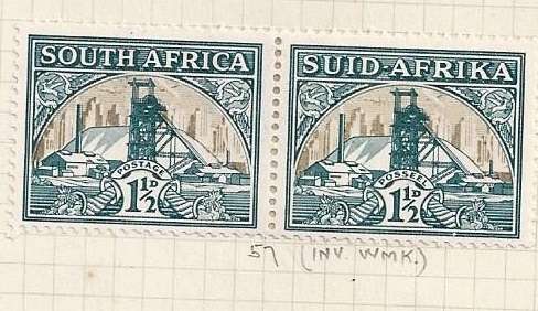 Union of S.A. 1933-1948 .1st Hyphenated  issues  (pairs)  24 stamps