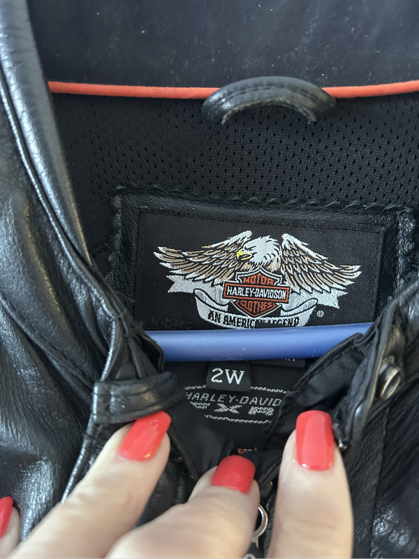 Harley Davidson Ladies FXRG GENUINE Leather Jacket