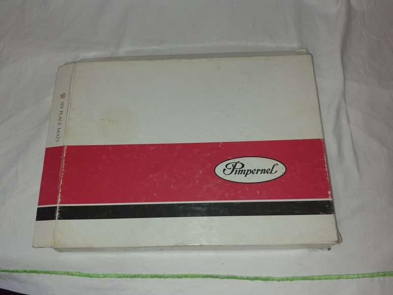TWO SETS OF 6 ORIGONAL PIMPERNEL PLATE METTS DELUXE 12 PIECES