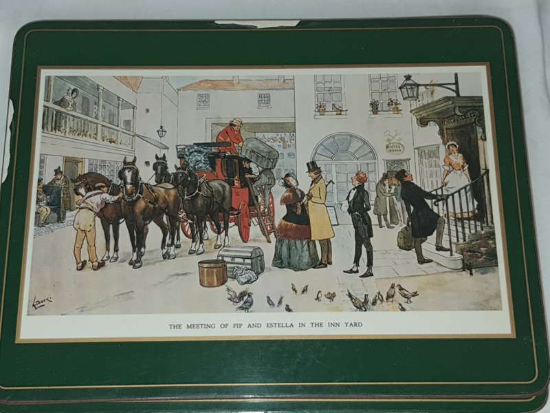 6 VINTAGE ORIGONAL PIMPERNEL PLACE METTS