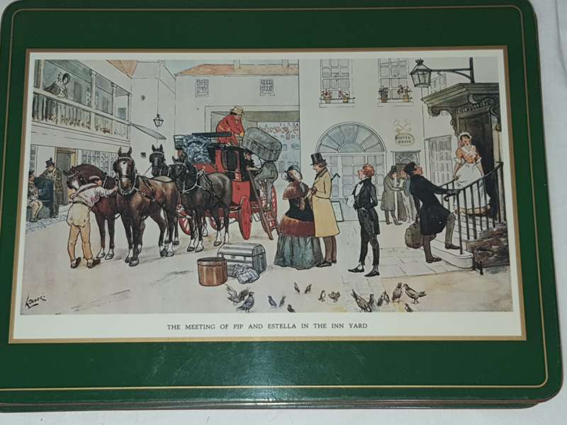 6 VINTAGE ORIGONAL PIMPERNEL PLACE METTS