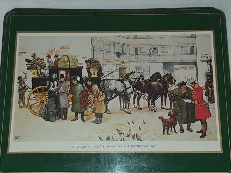 6 VINTAGE ORIGONAL PIMPERNEL PLACE METTS