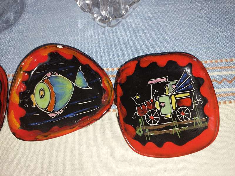 Vintage Murano Glass & Porcelain Miniature Bowls Collection