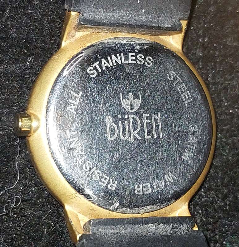 A BEAUTIFULL VINTAGE BUREN LADYS WATCH SOLD AS IS NOT TESTED