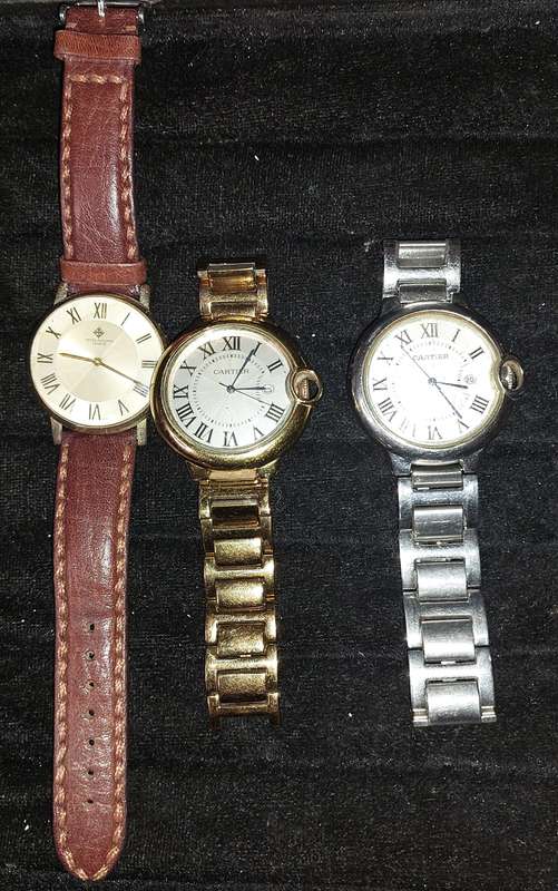 A COLLECTION OF JAPANESE MOVEMENT QUARTZ CLOAN WATCHES