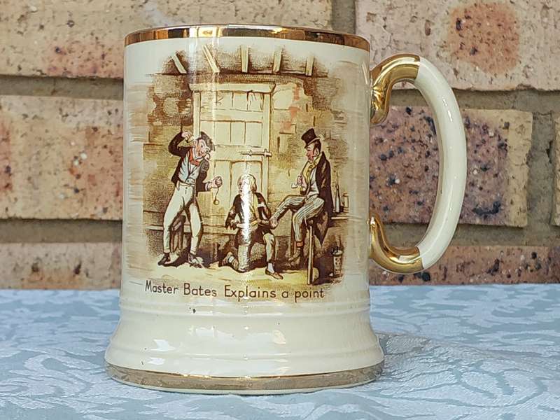 A VINTAGE ARTHUR WOOD SERIAL NUMBER 3752 TANKARD