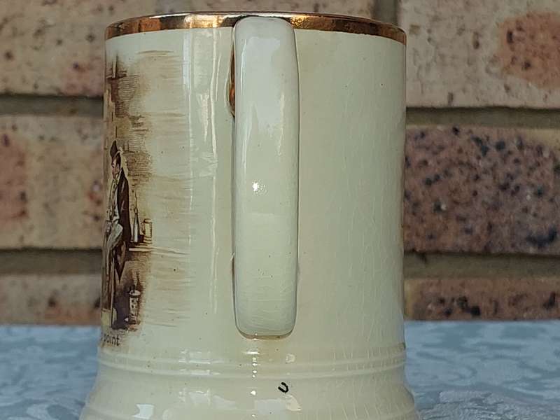 A VINTAGE ARTHUR WOOD SERIAL NUMBER 3752 TANKARD