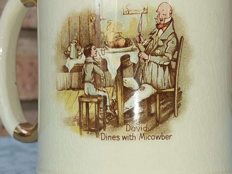 A VINTAGE ARTHUR WOOD SERIAL NUMBER 3752 TANKARD