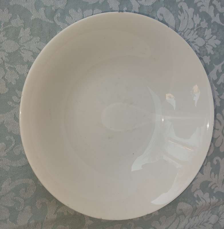 TWO VINTAGE SERVING BOWLS SOLD AS IS