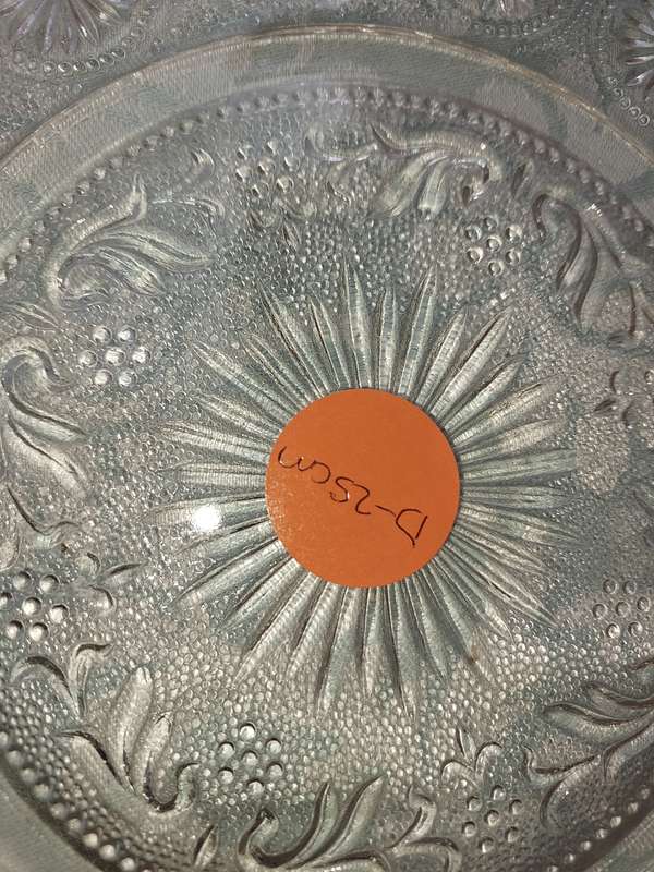 A COLLECTION OF ART DECOR GLASS SERVING PLATTERS